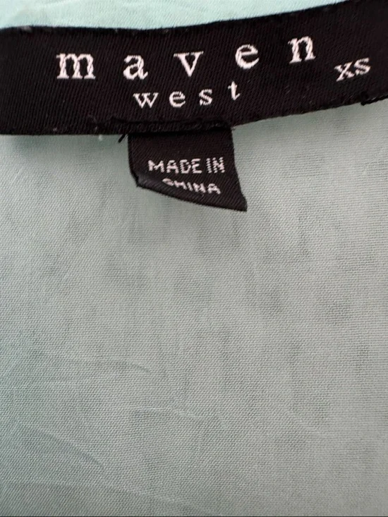 Maven West extra small blue blouse - Picture 3 of 3